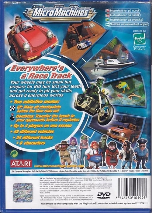 Micro Machines - PS2 (B Grade) (Genbrug)